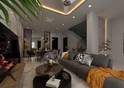 Taman Pelangi Saujana Living Room